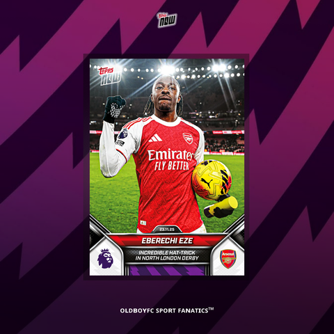 Topps Now Eberechi Eze 25/26 英超 球星卡 正面圖