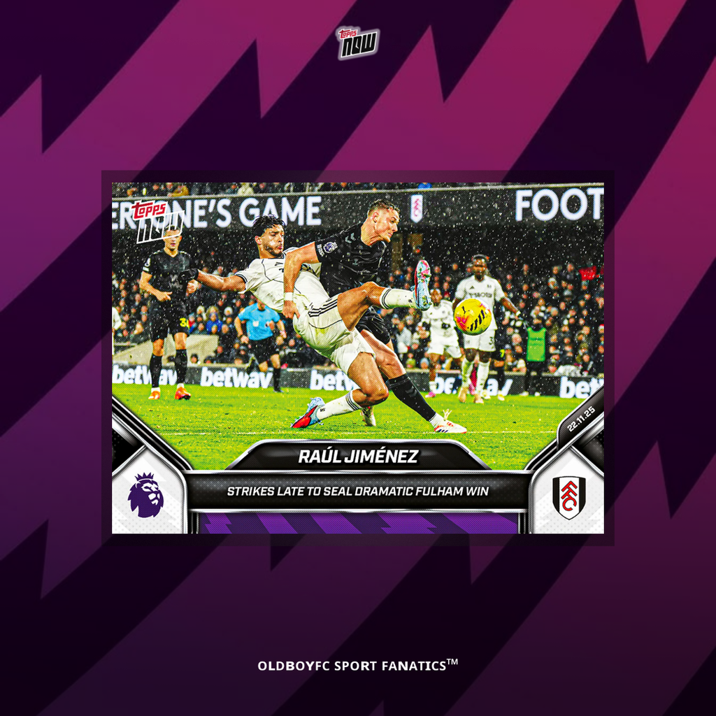 Topps Now Raúl Jiménez 25/26 英超 球星卡 正面圖