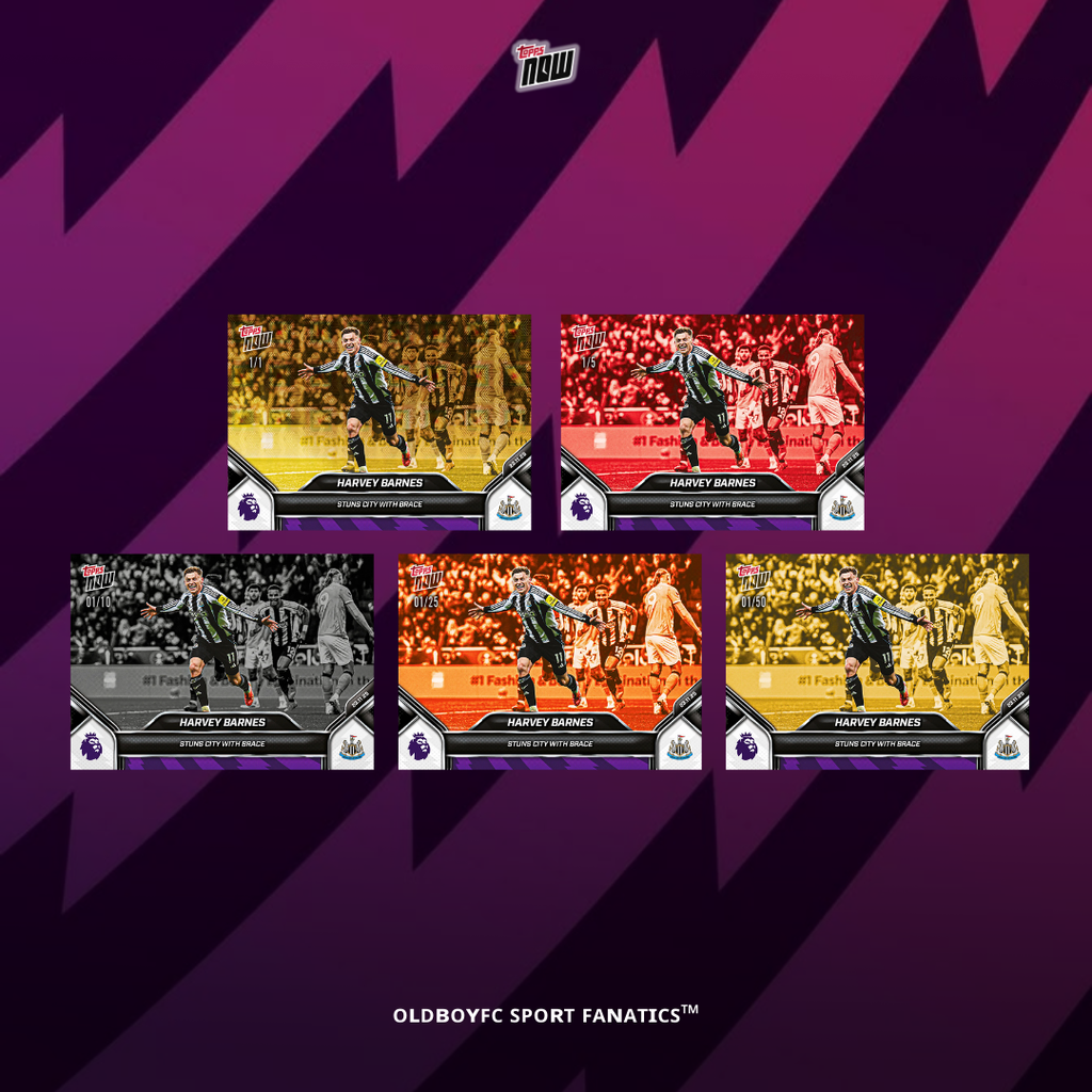 Topps Now Harvey Barnes 25/26 英超 球星卡 帶編卡