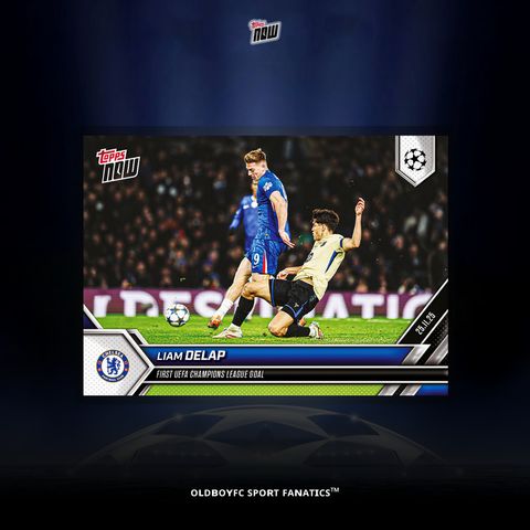 Topps Now Liam Delap 25/26 UCL 球星卡 正面圖