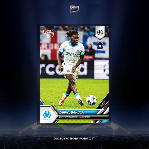 Topps Now Darryl Bakola 25/26 UCL 球星卡 正面圖