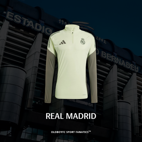 皇馬 25/26 半拉鍊訓練衣 - JP3979
