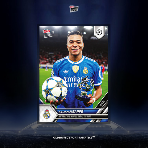 Topps Now Kylian Mbappé 25/26 UCL #59 正面圖