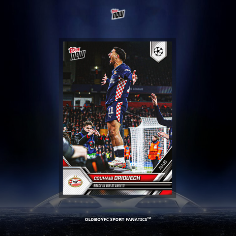 Topps Now Couhaib Driouech 25/26 UCL #61 正面圖