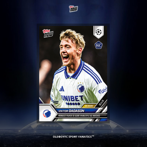 Topps Now Viktor Dadason 25/26 UCL #62 正面圖