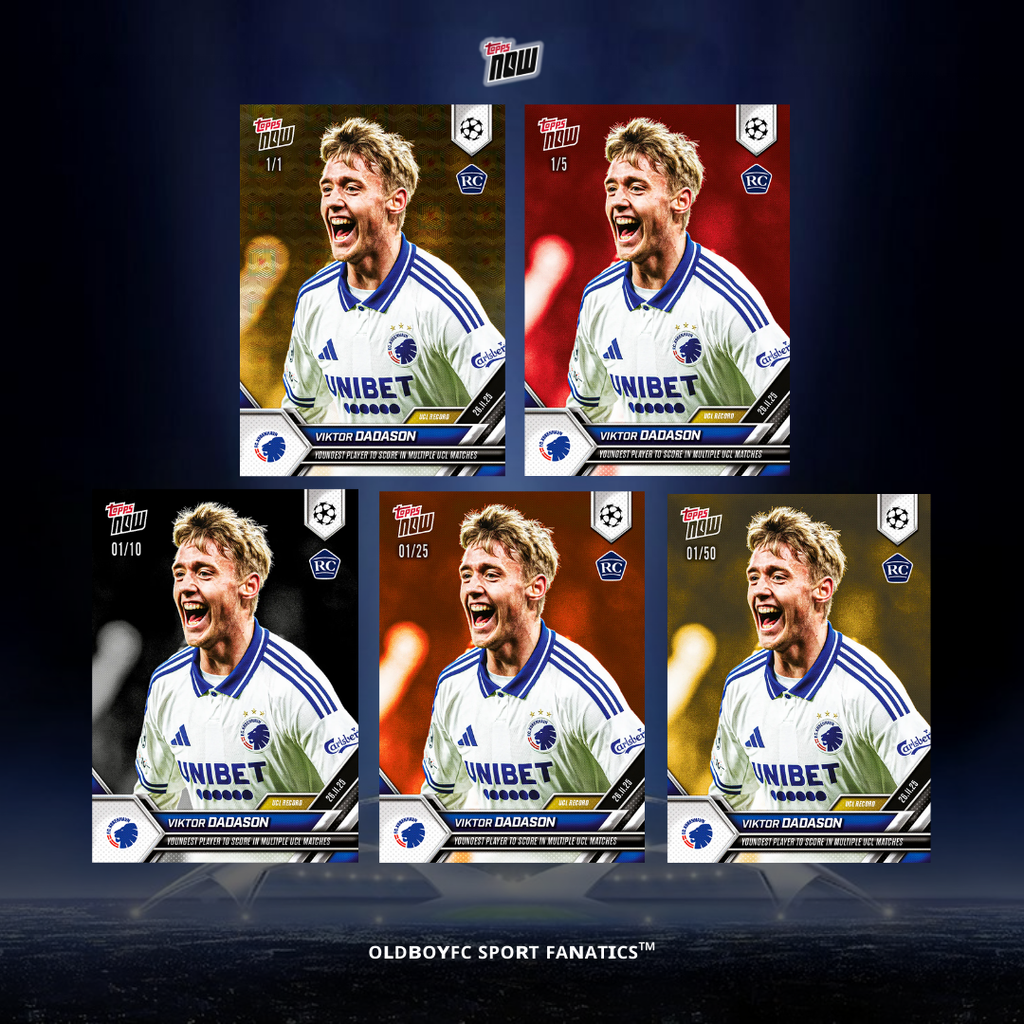 Topps Now Viktor Dadason 25/26 UCL #62 帶編卡