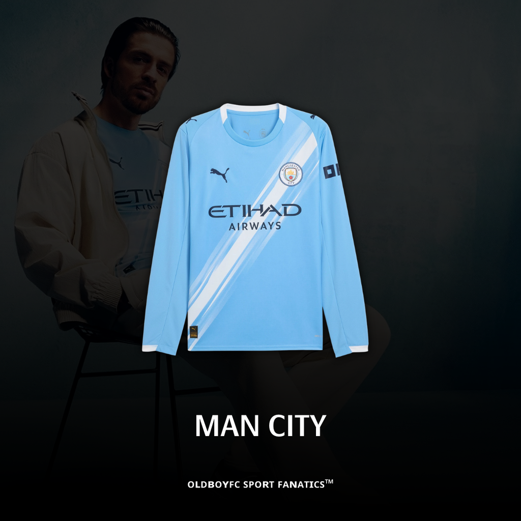 曼城 25/26 主場球迷版長袖球衣