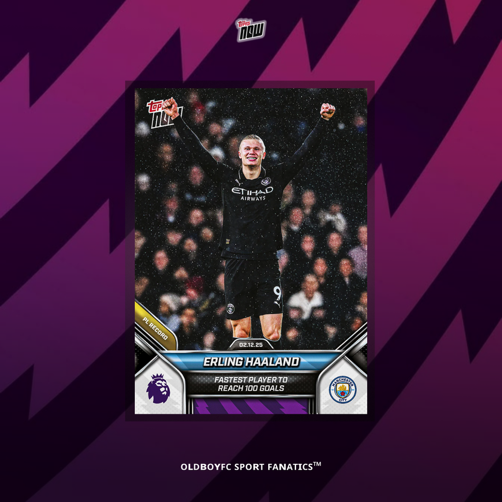 Topps Now Haaland 25/26 英超 球星卡 正面圖