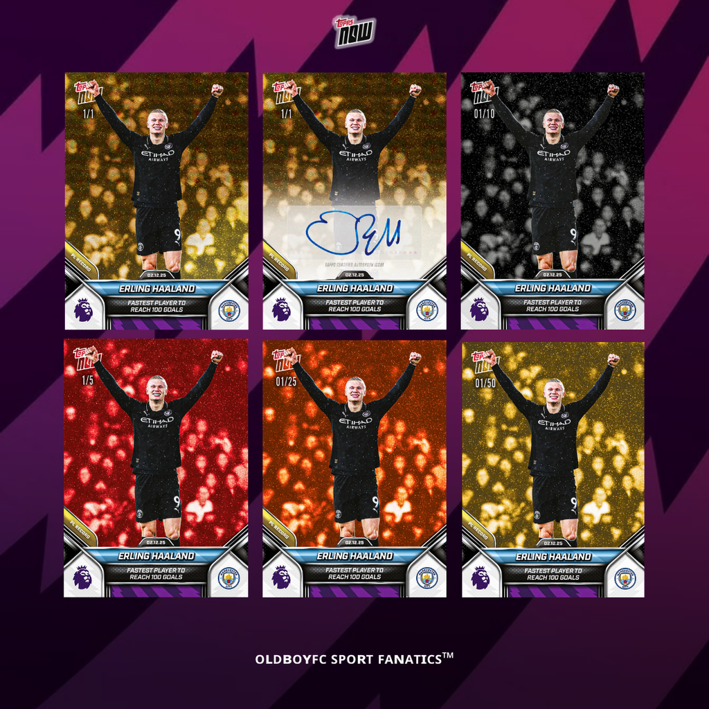 Topps Now Haaland 25/26 英超 球星卡 帶編卡