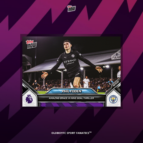 Topps Now Foden 25/26 英超 球星卡 正面圖