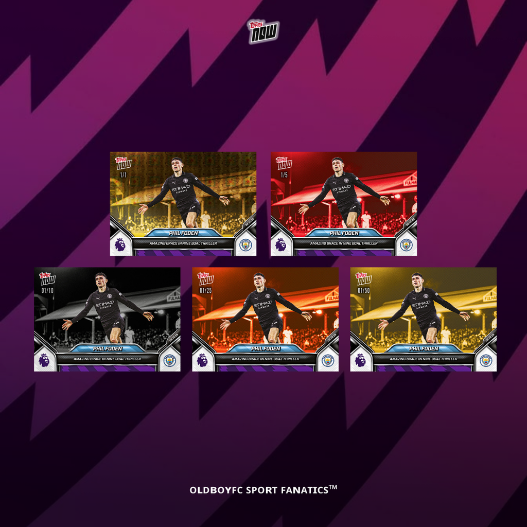 Topps Now Foden 25/26 英超 球星卡 帶編卡