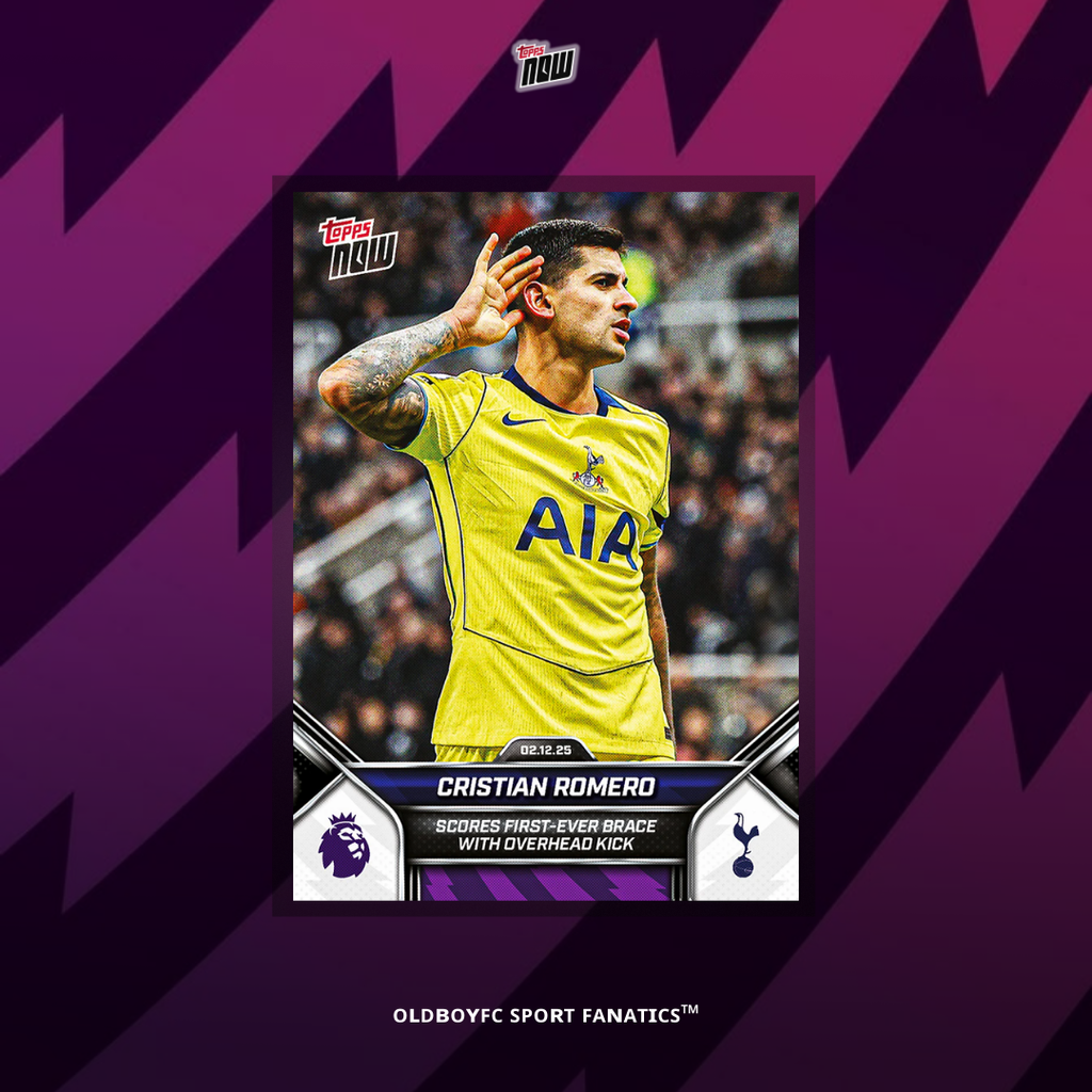 Topps Now Romero 25/26 英超 球星卡 正面圖