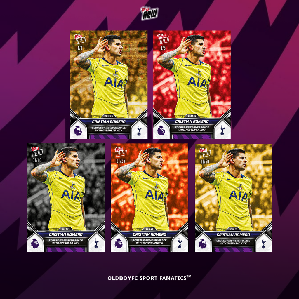 Topps Now Romero 25/26 英超 球星卡 帶編卡