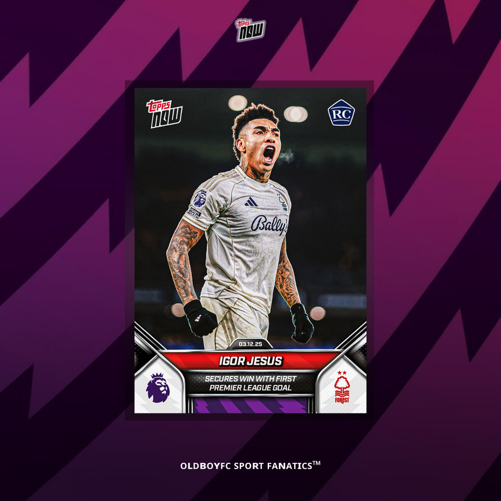 Topps Now Igor Jesus 25/26 英超 球星卡 正面圖