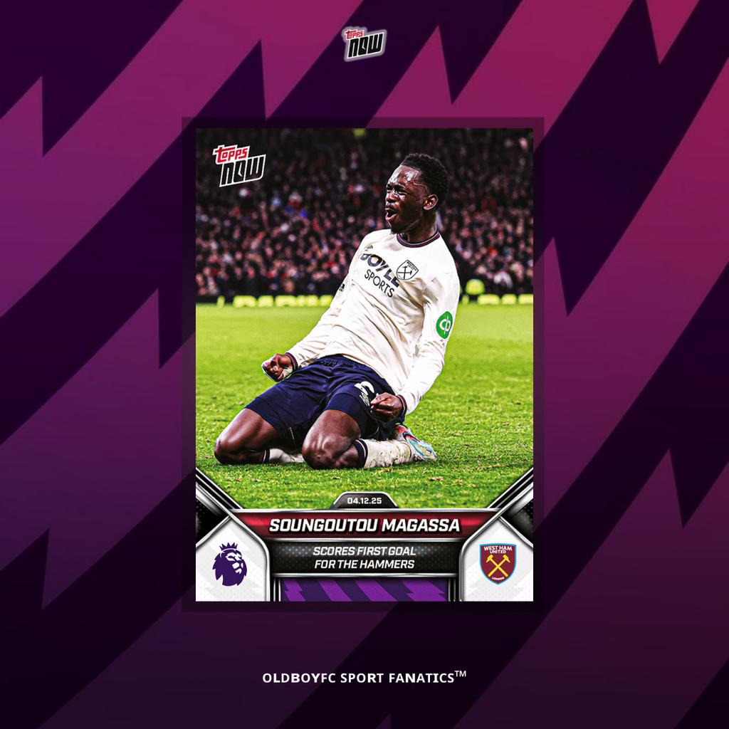 Topps Now Soungoutou Magassa 25/26 英超 球星卡 正面圖