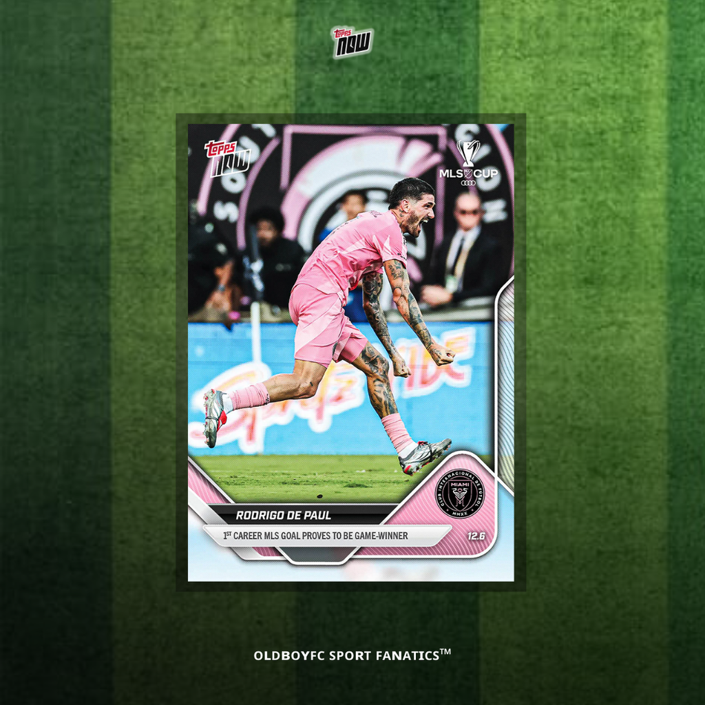 Topps Now Rodrigo De Paul 2025 MLS 球星卡 正面圖