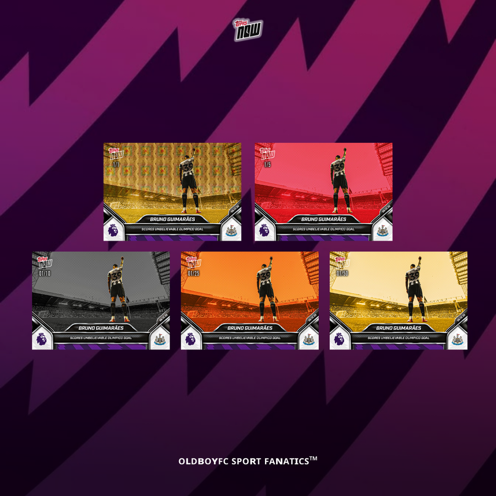 Topps Now Bruno Guimarães 25/26 英超 球星卡 帶邊圖