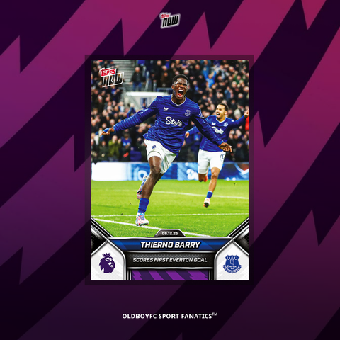 Topps Now Thierno Barry 25/26 英超 球星卡 正面圖