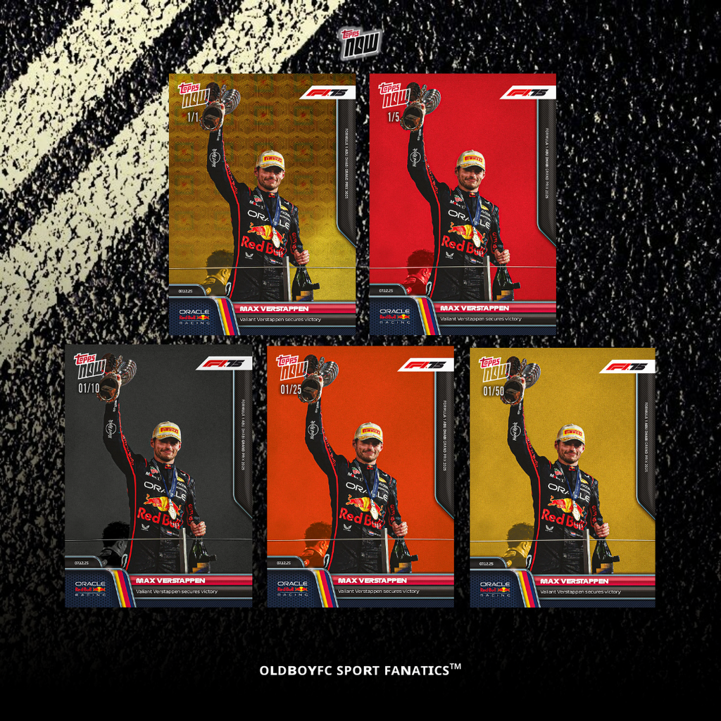 Topps Now Max Verstappen 2025 F1 阿布達比大獎賽 球星卡 帶邊卡圖