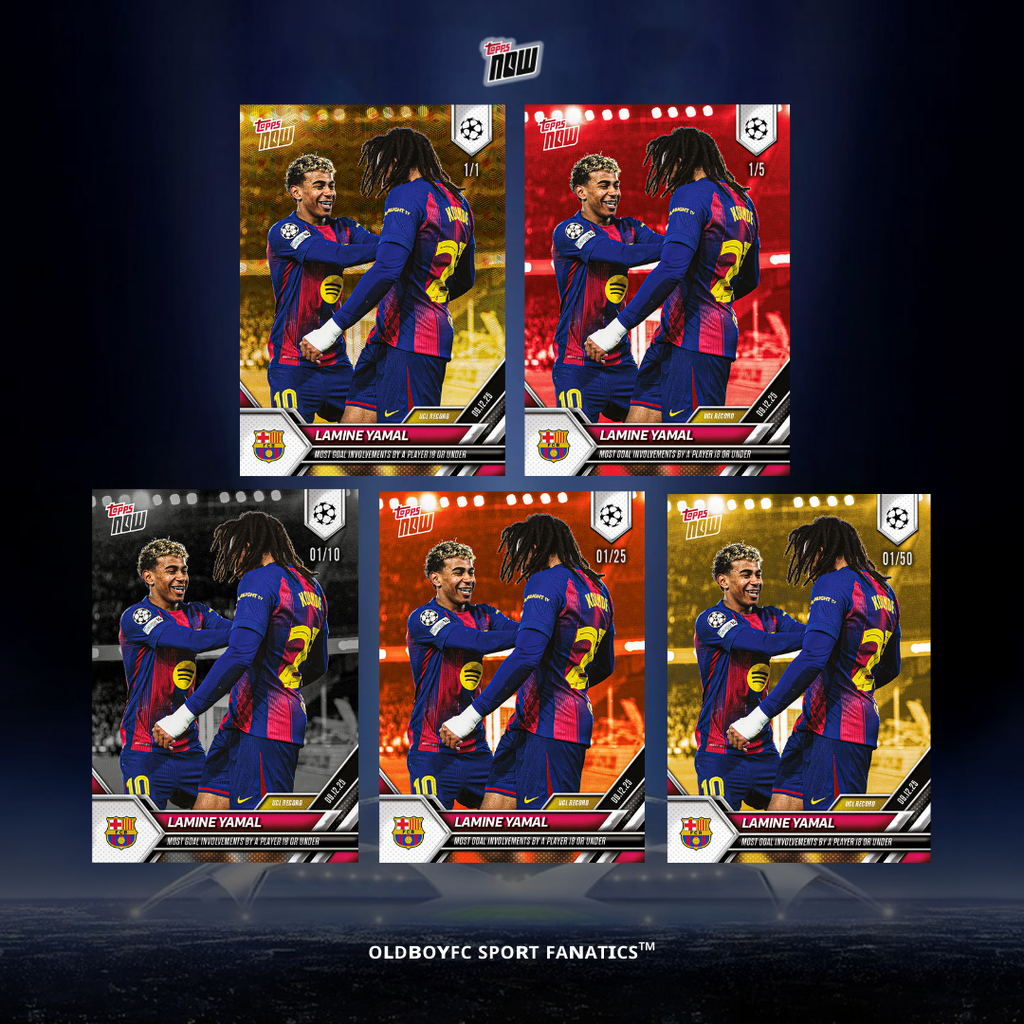 Topps Now Lamine Yamal 25/26 UCL 球星卡 帶邊卡圖