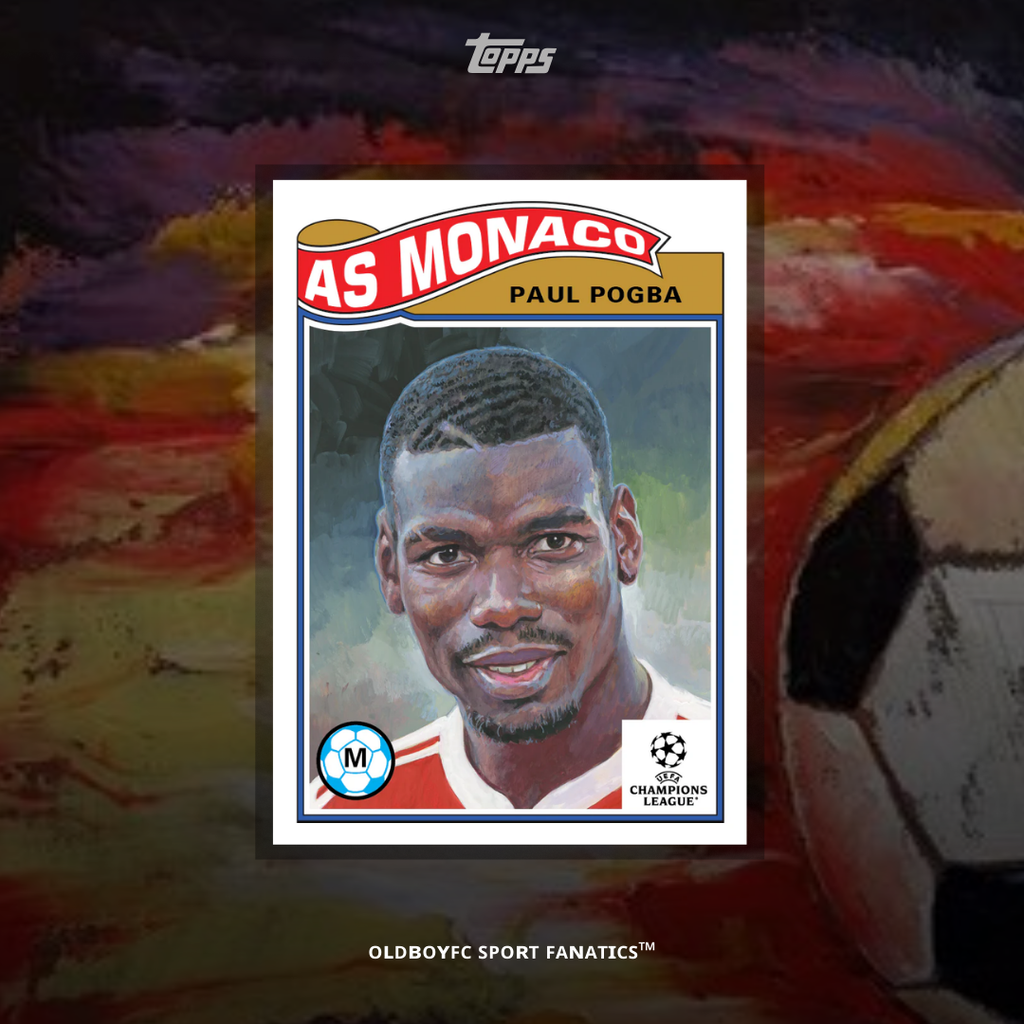 Topps Living Set Paul Pogba 2025 UCC 球星卡 正面圖