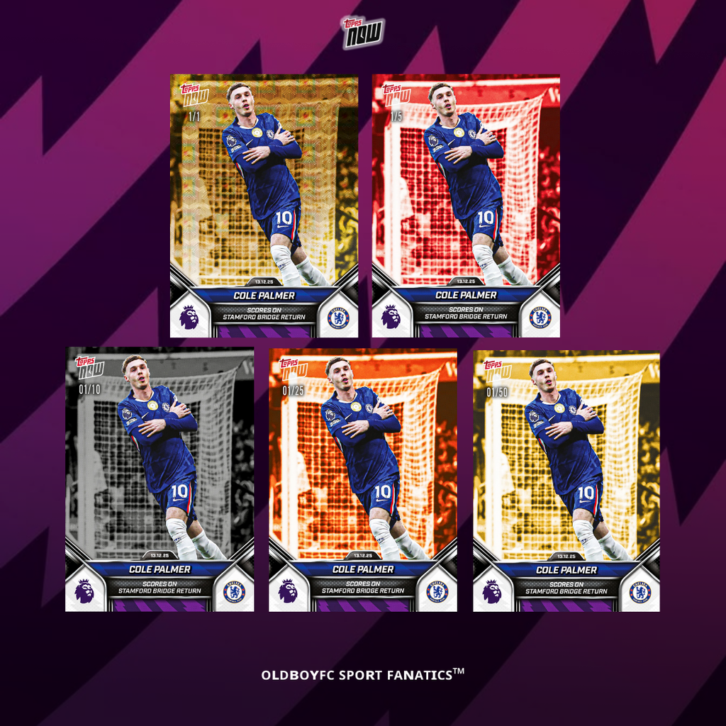 Topps Now Cole Palmer 25/26 英超 球星卡 帶編平行卡圖