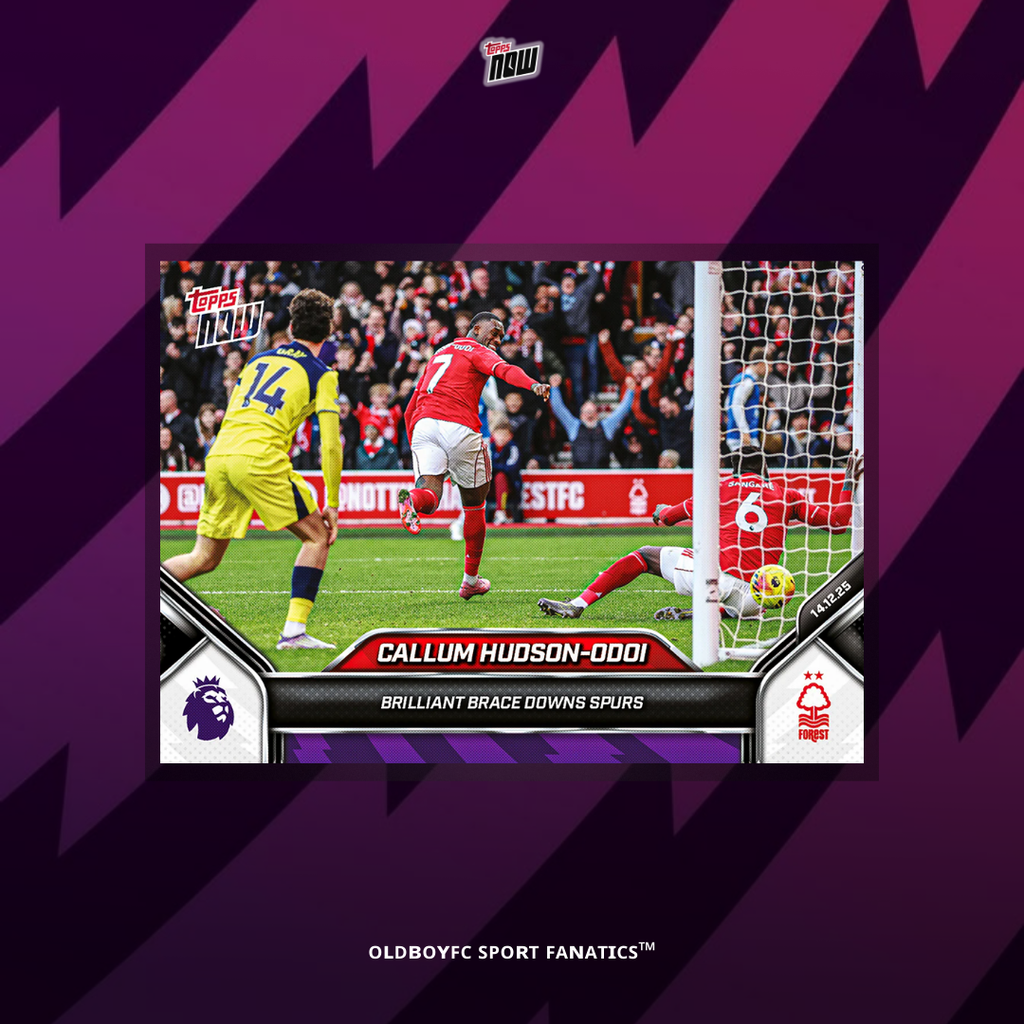 Topps Now Callum Hudson-Odoi 25/26 英超 球星卡 正面圖