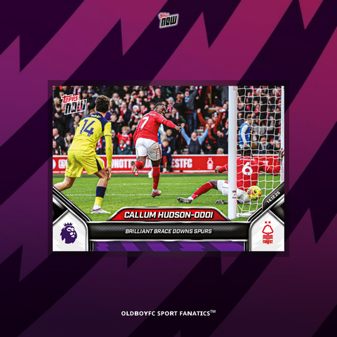 Topps Now Callum Hudson-Odoi 25/26 英超 球星卡 正面圖