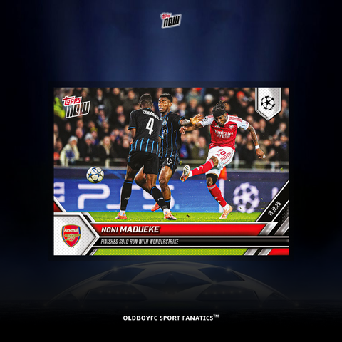 Topps Now Noni Madueke 25/26 UCL 球星卡 正面圖