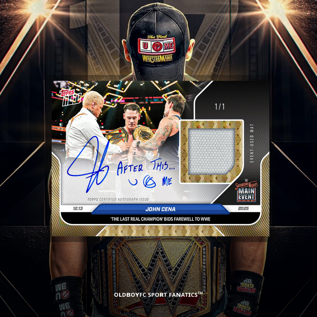 Topps Now John Cena 2025 WWE 球星卡 簽名卡 物料圖