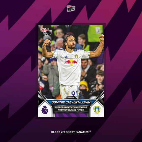 Topps Now Dominic Calvert-Lewin 25/26 英超 球星卡 正面圖