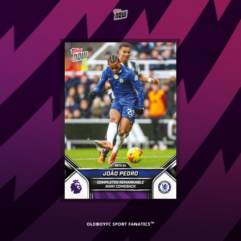 Topps Now João Pedro 25/26 英超 球星卡 正面圖