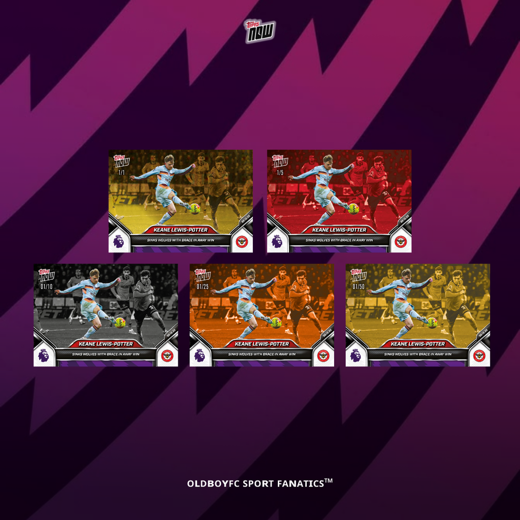 Topps Now Keane Lewis-Potter 25/26 英超 球星卡 帶邊卡圖