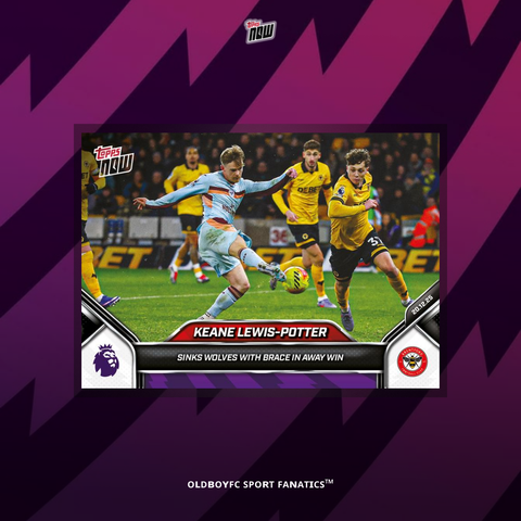 Topps Now Keane Lewis-Potter 25/26 英超 球星卡 正面圖