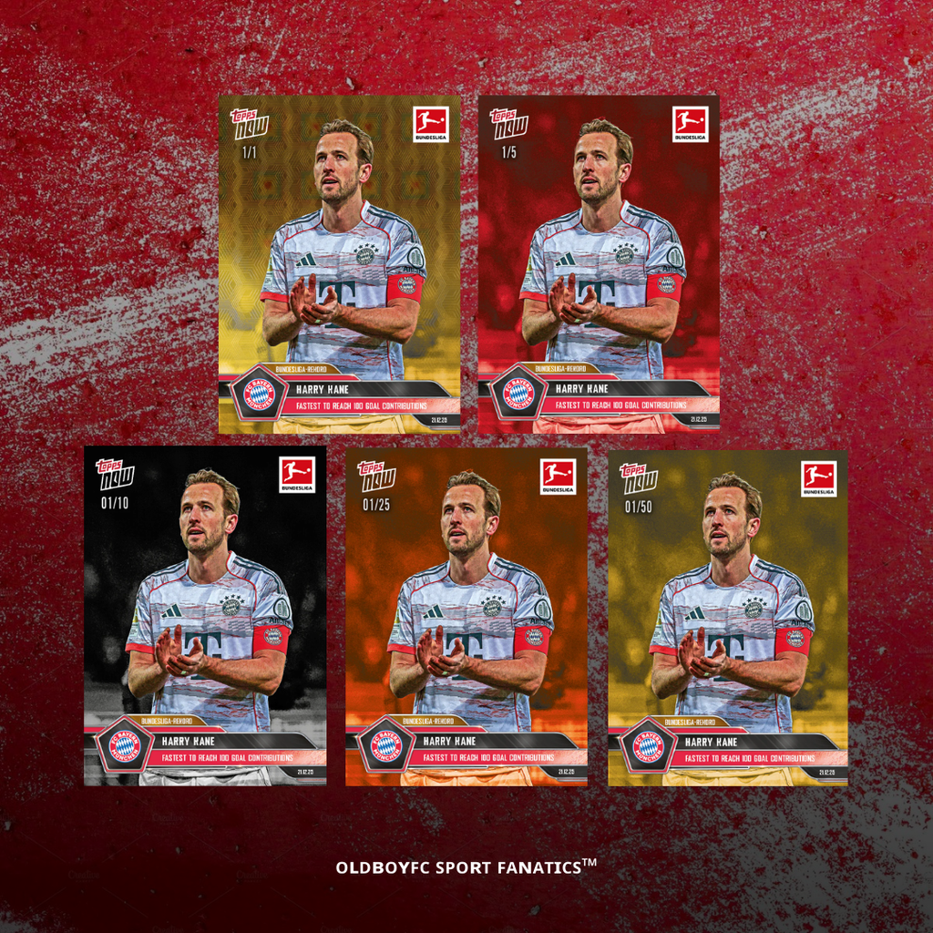 Topps Now Harry Kane 25/26 德甲 球星卡 帶邊卡圖