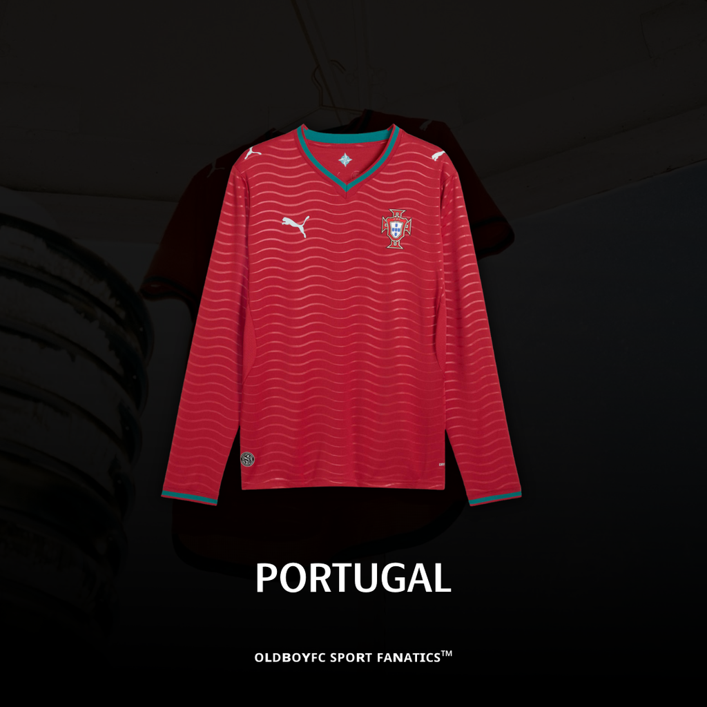 【預購優惠】葡萄牙 2026 世界盃主場長袖球迷版 足球球衣