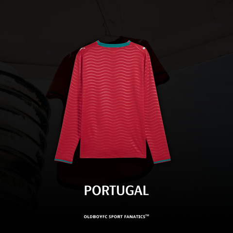 【預購優惠】葡萄牙 2026 世界盃主場長袖球迷版 足球球衣