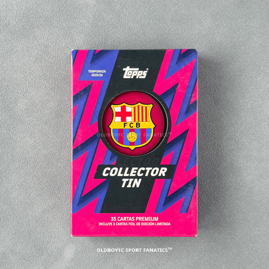 Topps FC Barcelona 25/26 Collector Tin 正面圖
