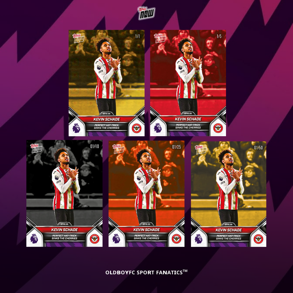 Topps Now Kevin Schade 25/26 英超 球星卡 帶編卡展示圖