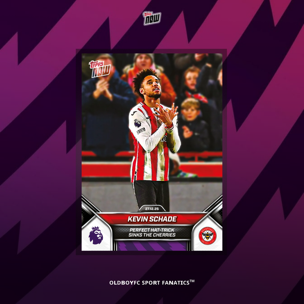 Topps Now Kevin Schade 25/26 英超 球星卡 正面圖