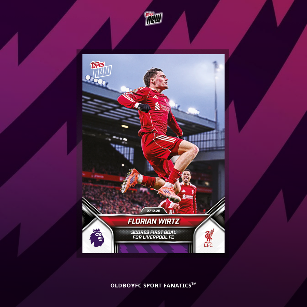 Topps Now Florian Wirtz 25/26 英超 球星卡 正面圖