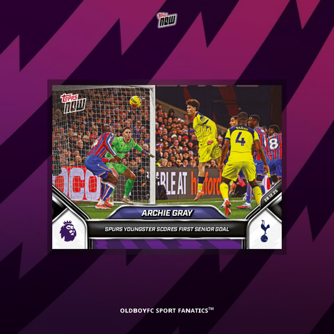 Topps Now Archie Gray 25/26 英超 球星卡 正面圖