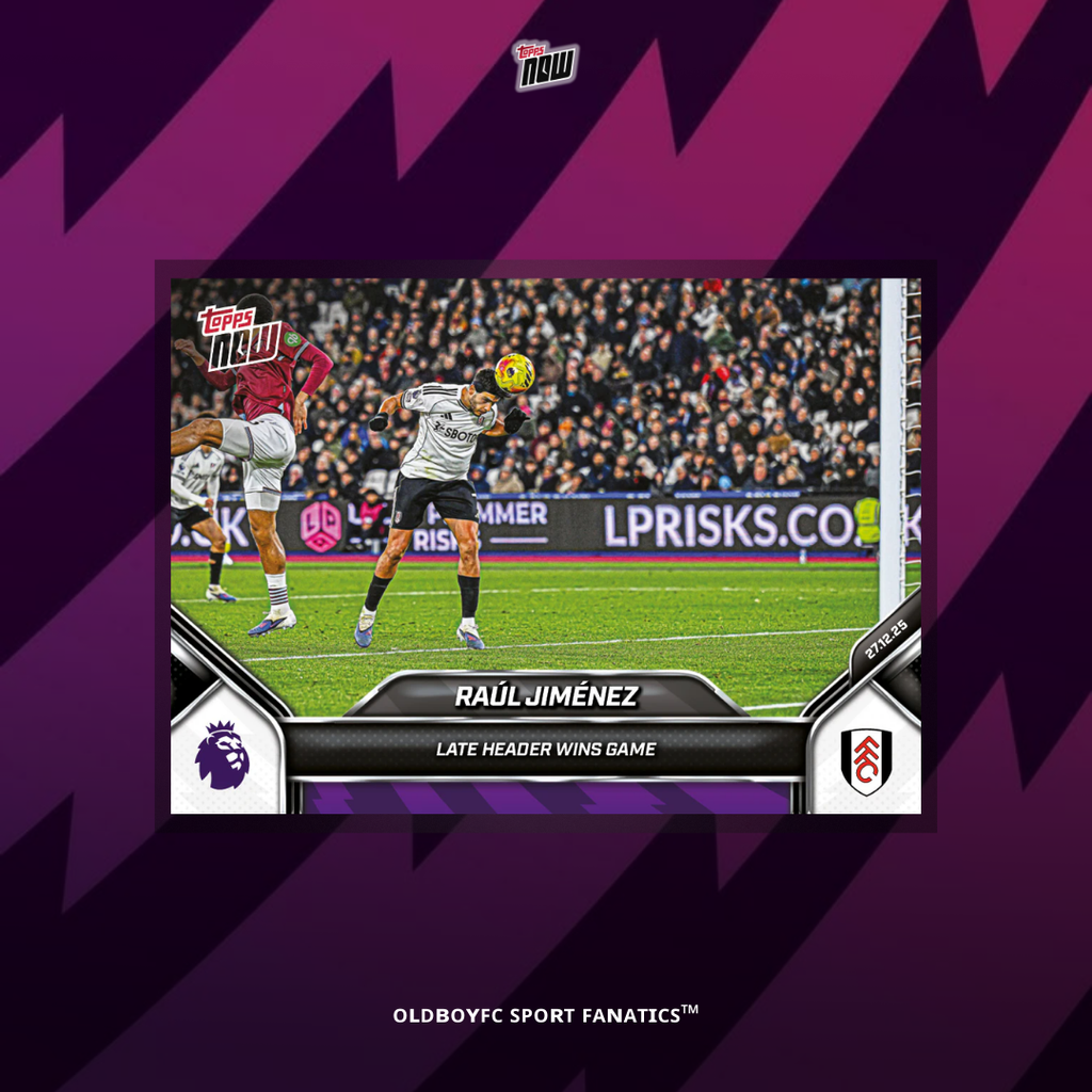 Topps Now Raúl Jiménez 25/26 英超 球星卡 正面圖