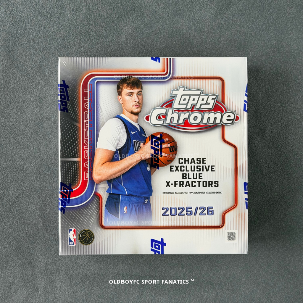 Topps Chrome 2025/26 NBA 籃球卡 Mega Box