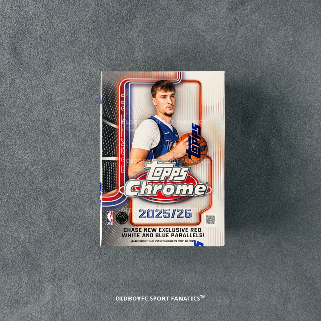 Topps Chrome 2025/26 NBA 籃球卡 Value Box 正面圖