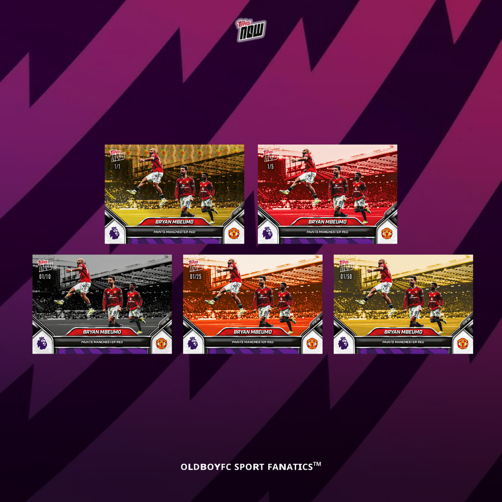 Topps Now Bryan Mbeumo 2025/26 英超 球星卡 帶編卡展示圖