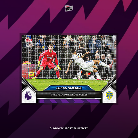 Topps Now Lukas Nmecha 25/26 英超 球星卡 正面圖