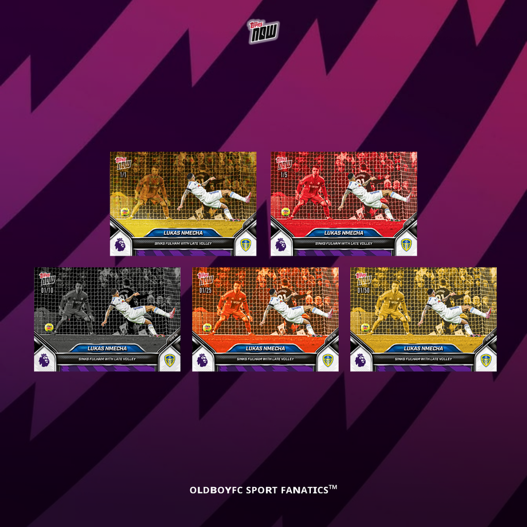 Topps Now Lukas Nmecha 25/26 英超 球星卡 帶編卡展示圖