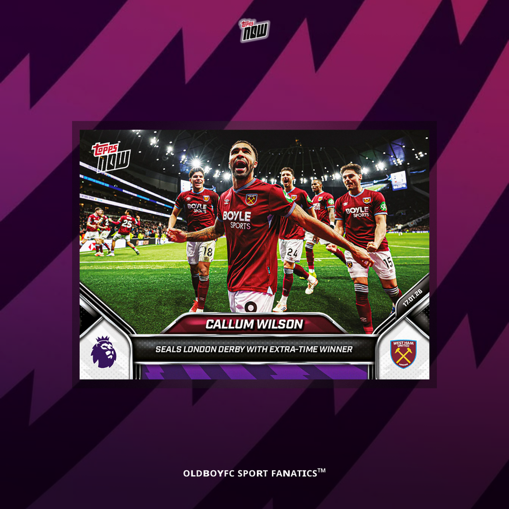 Topps Now Callum Wilson 25/26 英超 球星卡 正面圖