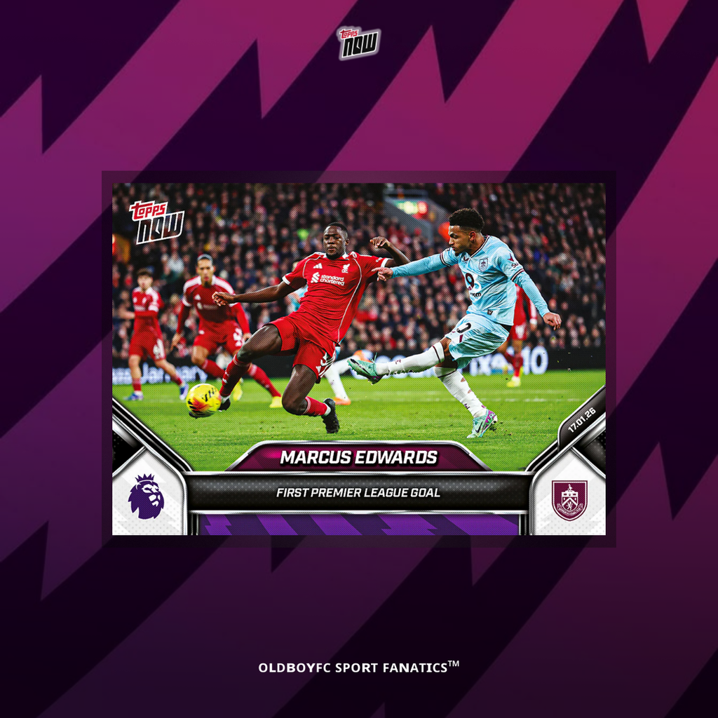 Topps Now Marcus Edwards 25/26 英超 球星卡 正面圖